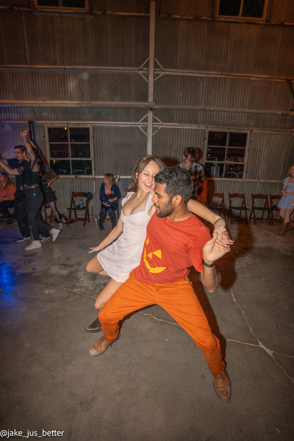 Country swing dance floor