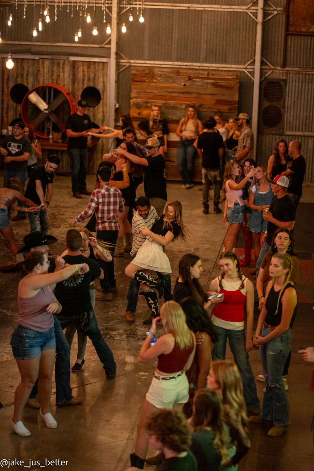 Country swing dance floor